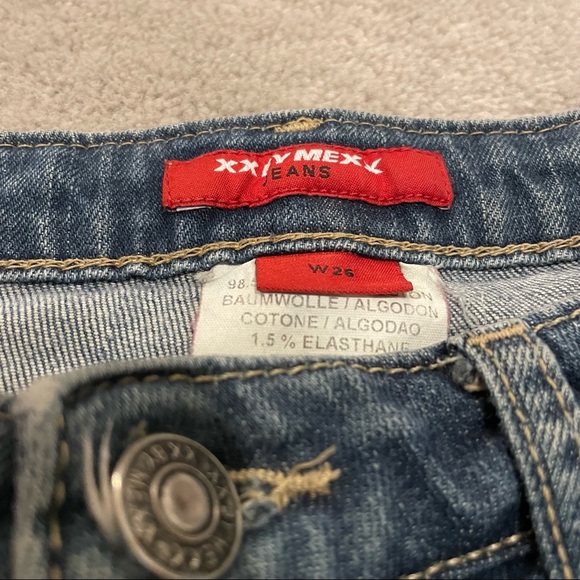 GREEN OUTLINED BOOTCUT JEANS - Picture 3 of 3